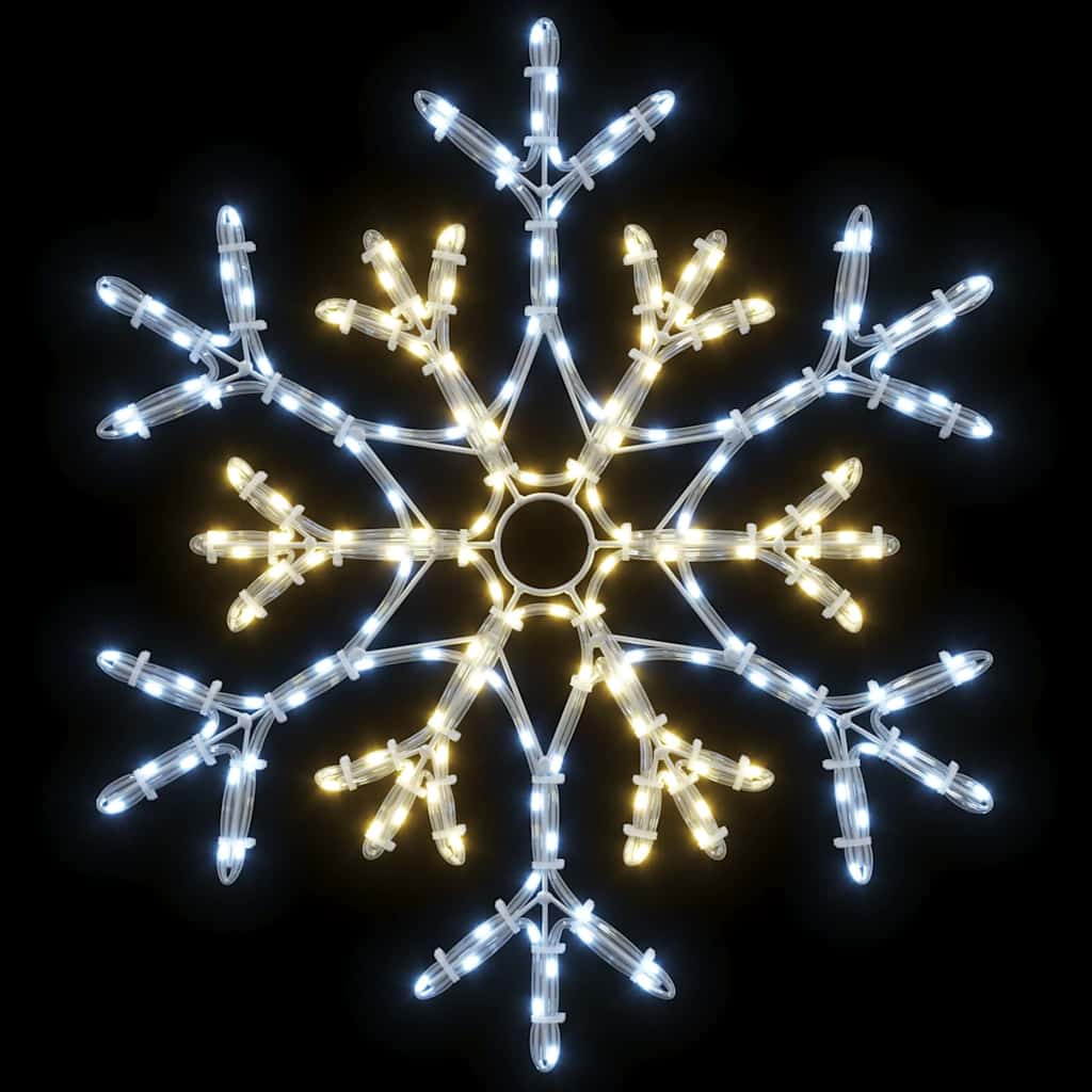 Christmas Snowflake Warm White 56 x 49 x 0.7 cm PVC
